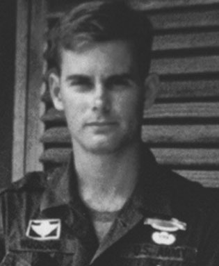 Chuck Woodson in Vietnam, late 1960s.